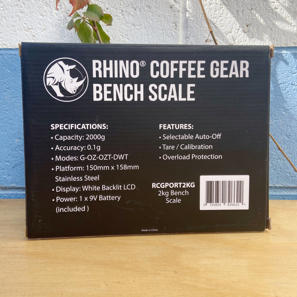 Rhino Coffee Gear 2kg Stealth Espresso Scale